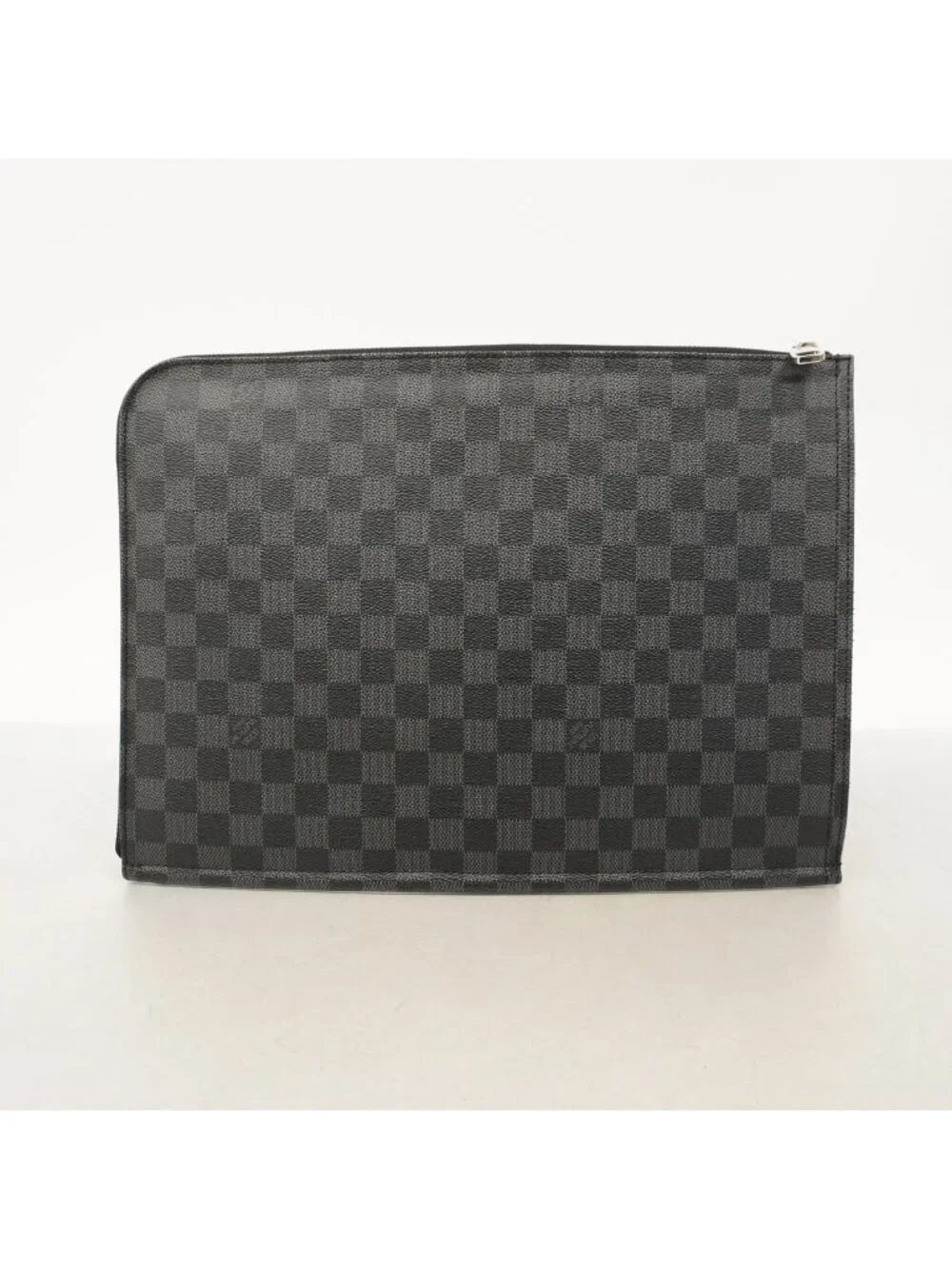 Louis Vuitton Clutch Damier Graphite Poche Document Black